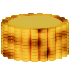 BBQ Grill for camping , Corn on transparent background , 3D Rendering