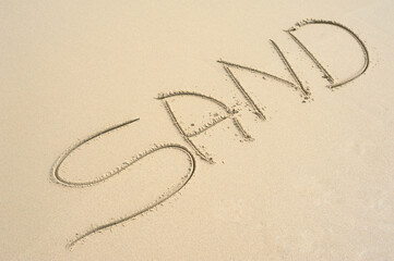 Cyntsa Eastern Cape South Africa - Sand written in sand.