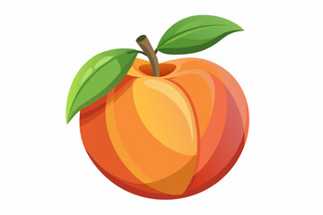 peach-silhouette-vector-with-white-background.
