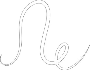 Spiral line hand drawn. Element design