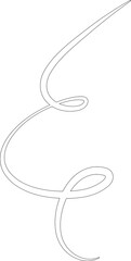 Spiral line hand drawn. Element design