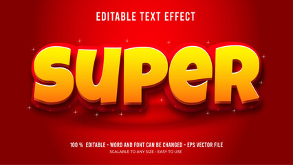 super editable text effect