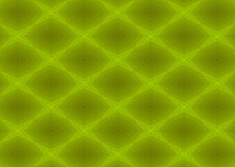 green background with pattern and squares 
