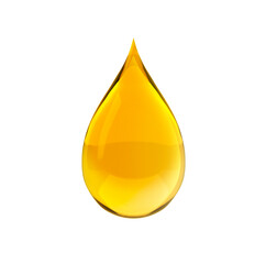 Oil drops, transparent background