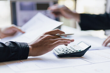 The finance advisory meeting is discussing the statistical analysis of financial data, accounting...