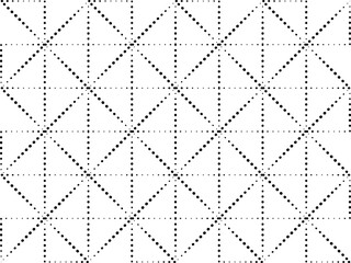 Dot halftone triangle. Geometric shapes element