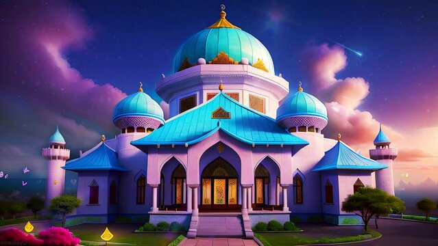 Traditional Mosques Radiating Ramadan Spirit