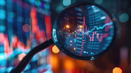 Analyzing Stock Market Trends with Magnifying Glass