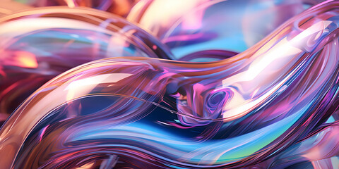 3d rendering Curve Silver Blue Fluid Liquid Wallpaper. Turquise Water Color Swirl Gradient Mesh. Vivid cream Vibrant Smooth Surface. Blurred Water Multicolor Gradient Background