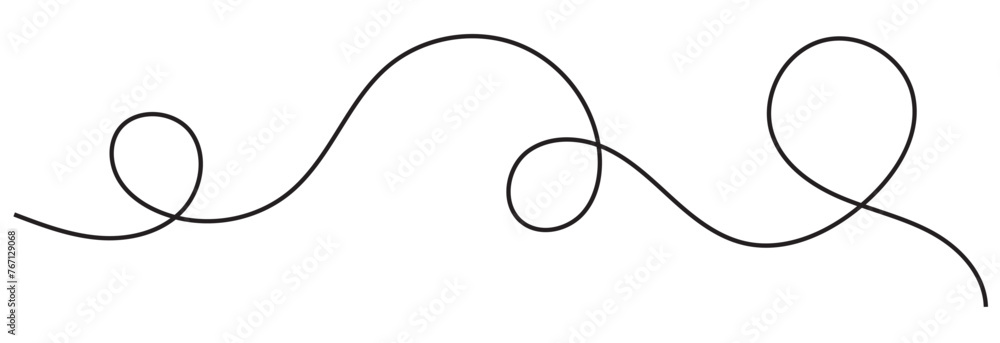 Poster squiggle line design element. vector file illustration. eps 10