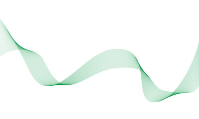 wave abstract design, for abstract design background, green color