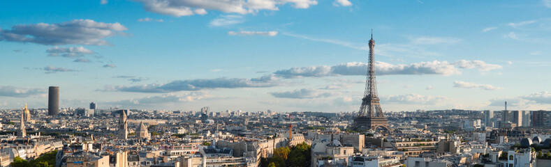 eiffel tour and Paris cityscape