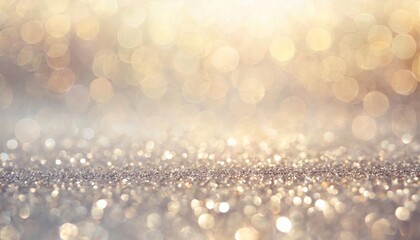 abstract of bright and sparkling bokeh background silver and diamond dust bokeh blurred lighting from glitter texture