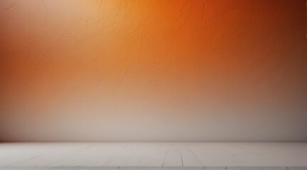 Orange grainy gradient background, white spotlight smooth color gradient, noise texture

