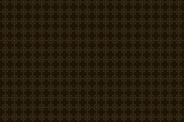 Seamless openwork pattern. Background. Thin black line. Small openwork on a dark gray background. Flyer background design, advertising background, fabric, clothing, texture, textile pattern. - obrazy, fototapety, plakaty