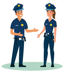 person, cop, police, illustration, man, vector, officer, security, patrol, police officer, law, uniform, guard, cartoon, isolated, character, crime, justice, safety, male, set, job, standing, sheriff,