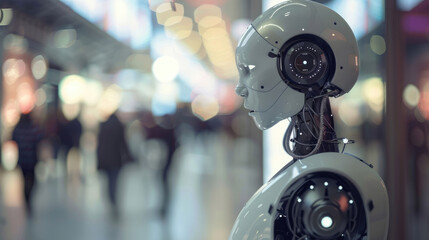 Fototapeta premium Robotics and Tech Innovation in Modern World