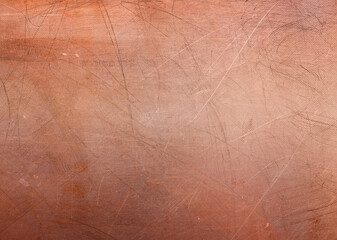 Copper or Bronze metal plate as background or texture