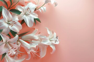 Flower Whispers: A Soft Background Begging for Your Words to Blossom