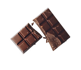 Chocolate transparent picture