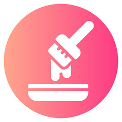 hair dye gradient icon