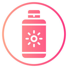 sunscreen gradient icon