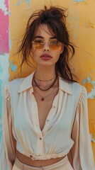Fototapeta premium Beautiful young girl