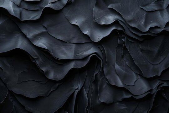 Black minimal abstract shapes and textures, moody dark background