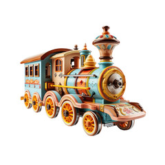 Colorful Toy Wooden Blocks on White Background