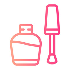 nail polish gradient icon