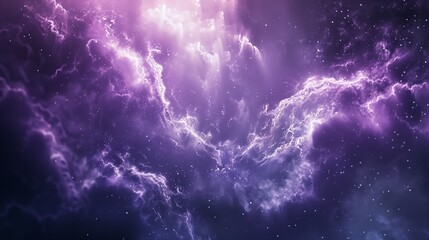 /imagine prompt: Abstract background, celestial, dreamy, deep purple background 