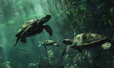 Obraz premium sea turtle