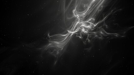 : Abstract background, surreal, otherworldly, cosmic black background 