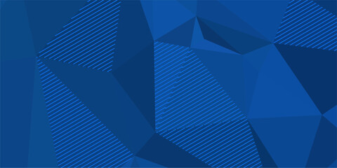 abstract elegant geometric blue background with triangles and lines