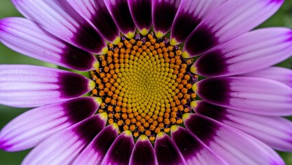 Obraz premium Digital Macro close up of violet purple African cape osteospermum daisy