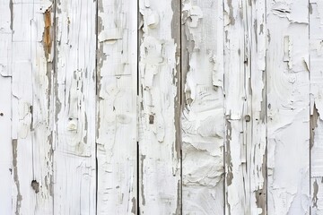 White painted exfoliated rustic bright wooden texture, shabby chic wood background illustration
