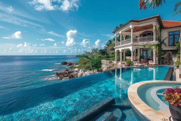 Luxurious Oceanfront Villa with Infinity Pool