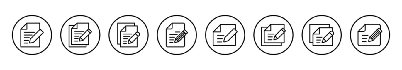 Note icon vector illustration. notepad sign and symbol