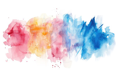 Watercolor Brushes: Capturing Aurora, Aurora Watercolor Brushes Isolated on Transparent background.
