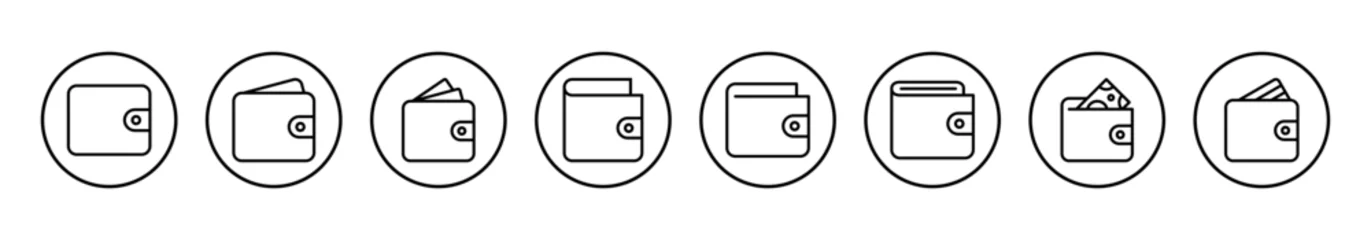 Fotobehang Wallet icon vector illustration. wallet sign and symbol © OLIVEIA