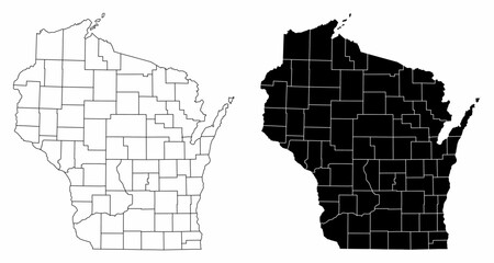 Wisconsin administrative maps
