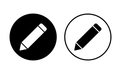 Pencil icon set. pen symbol. edit icon vector