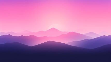 Step into an invigorating sunrise gradient background, where warm pinks transition into cool purples, creating a lively atmosphere for graphic resources.