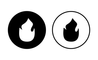 Fire icon set. fire vector icon