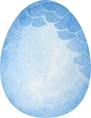 Hand Drawn Watercolor Egg
