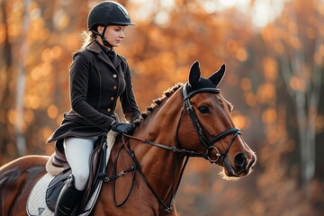 stock photography of How to choose the right riding equipment for safety and comfort - obrazy, fototapety, plakaty