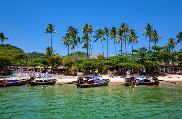 Railay West Beach, Krabi Province, Thailand.