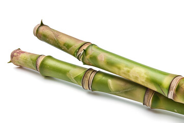 Fototapeta premium bamboo isolated on white background