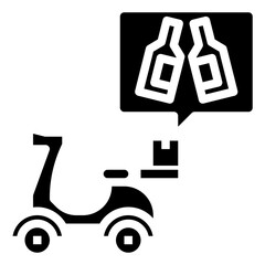 BEER,delivery,motorcycle,work,food,working.svg