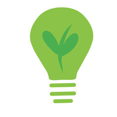 light bulb icon vector illustration